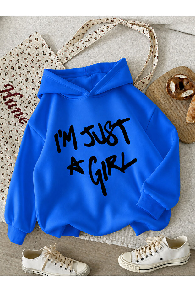 Children's Hooded Printed Sweatshirt