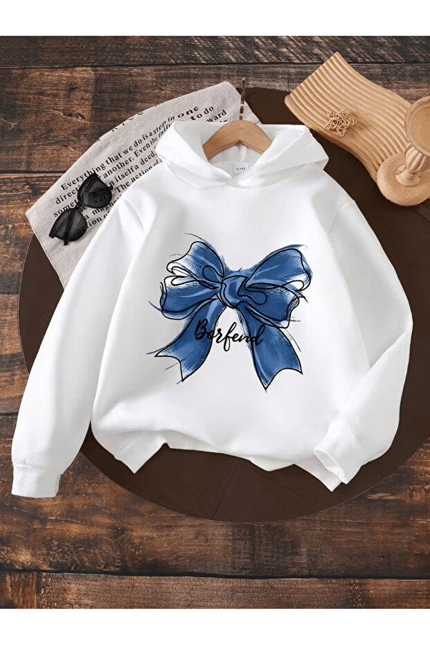 Children's Hooded Printed Sweatshirt