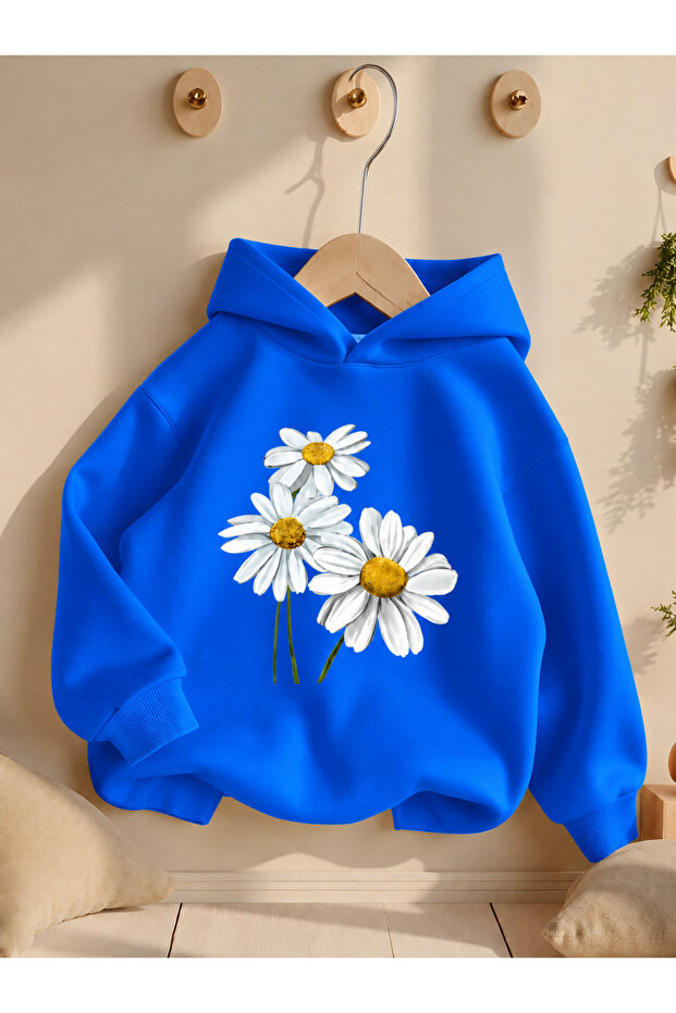Children's Hooded Printed Sweatshirt