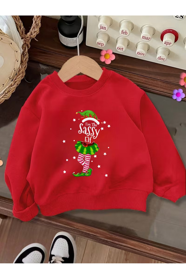 Children's Crew Neck Printed Sweatshirt