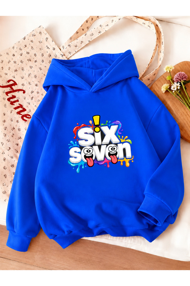 Children's Hooded Printed Sweatshirt