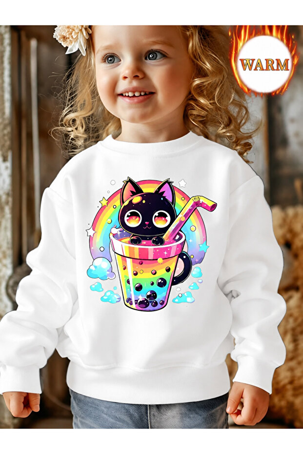 Children's Crew Neck Printed Sweatshirt