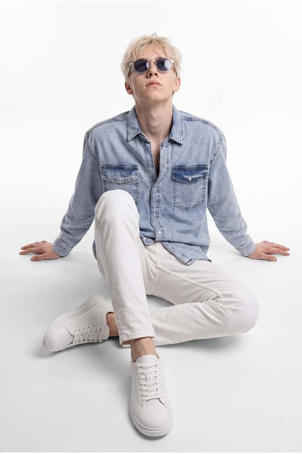 Men's Denim Shirt Jacket