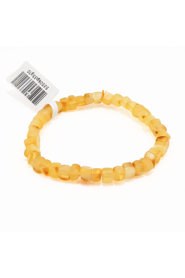 Baltic Amber Bracelet – Small Barrel Beads 3.5g