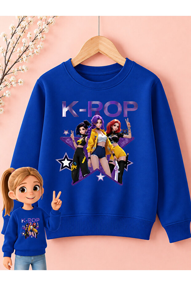 Children's Crew Neck Printed Sweatshirt
