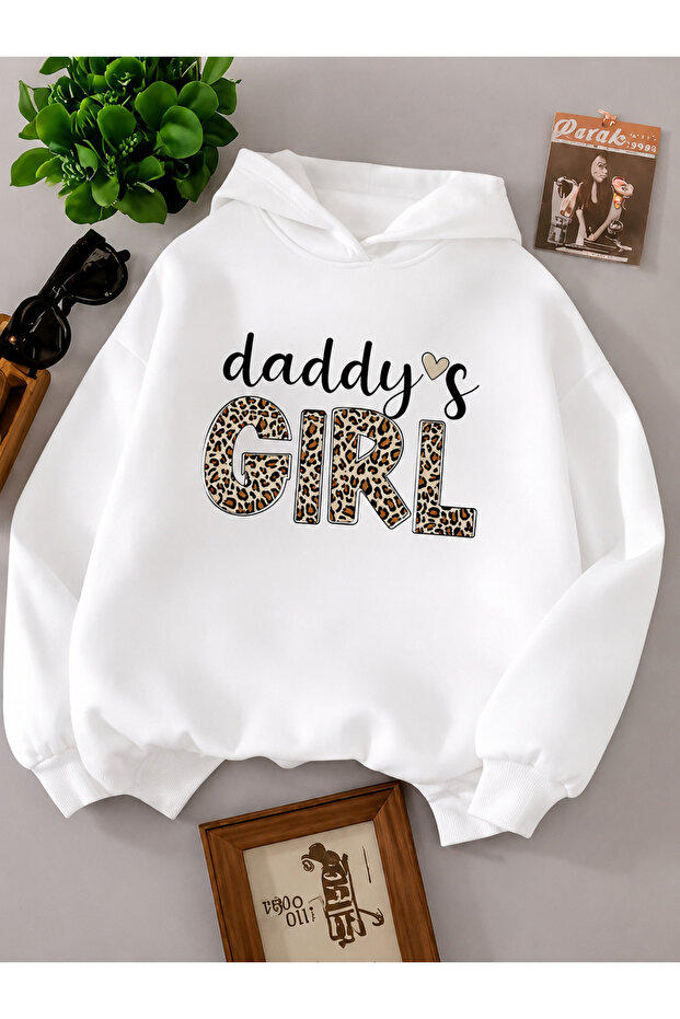 Children's Hooded Printed Sweatshirt