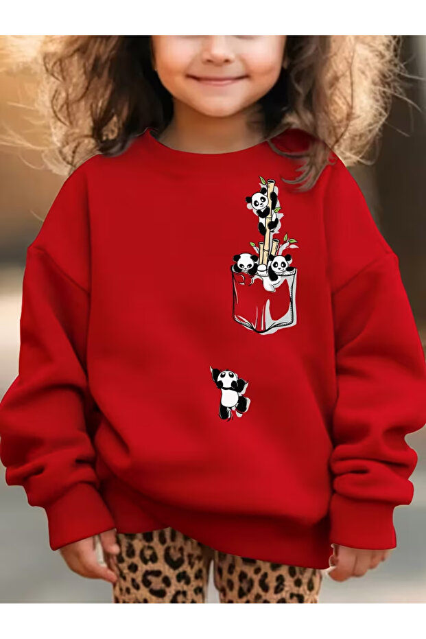 Children's Crew Neck Printed Sweatshirt
