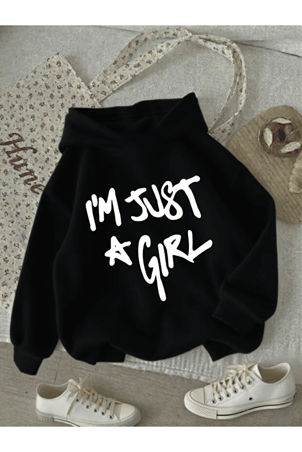 Children's Hooded Printed Sweatshirt