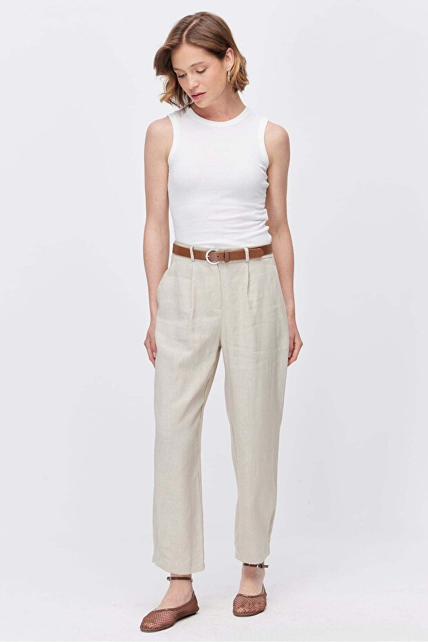 Women's Pleated Wide Leg Pants