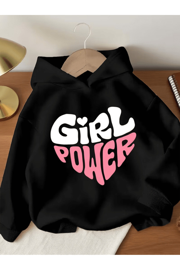 Children's Hooded Printed Sweatshirt
