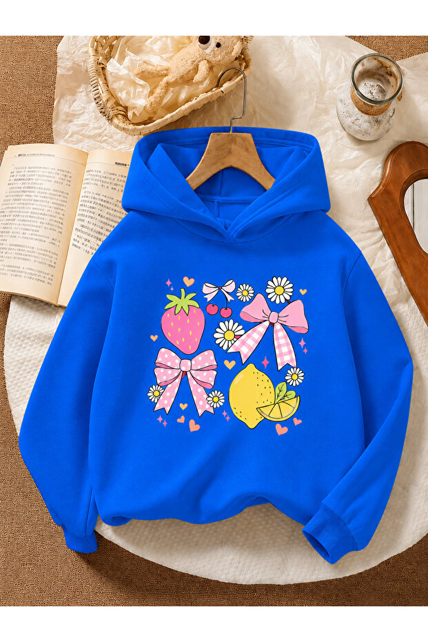 Children's Hooded Printed Sweatshirt