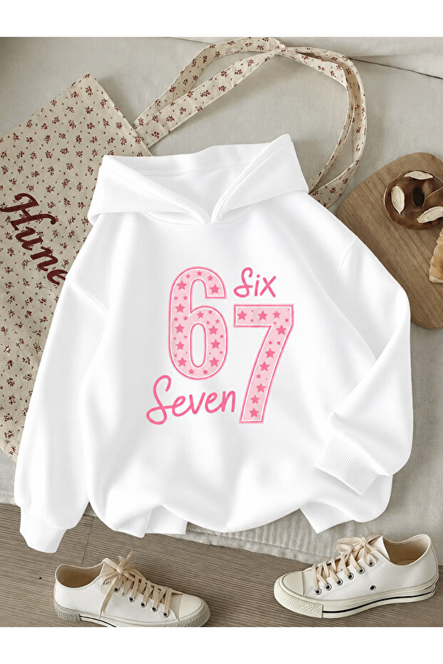 Children's Hooded Printed Sweatshirt