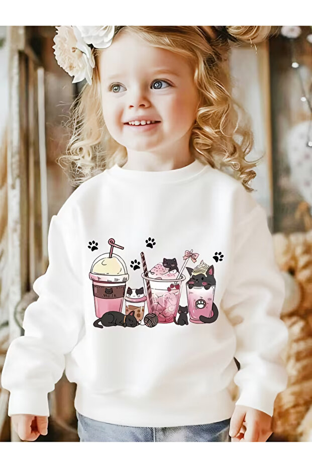 Children's Crew Neck Printed Sweatshirt