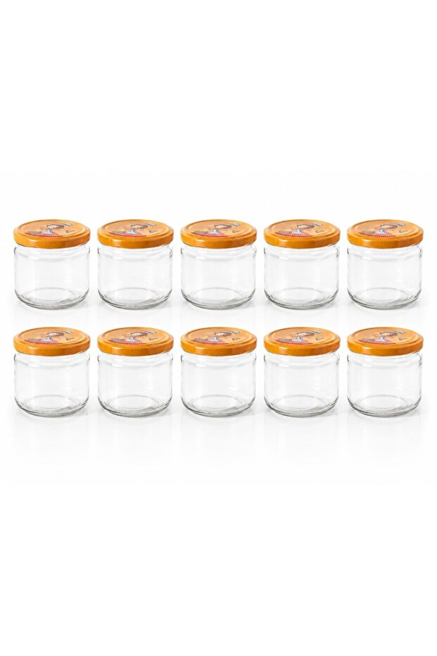 Set of 10 Jars 7X8 cm 300Cc