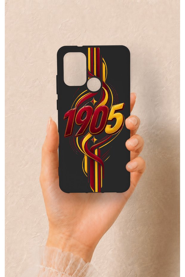 Casper Via F20 Compatible Yellow Red Ivy Patterned Silicone Case
