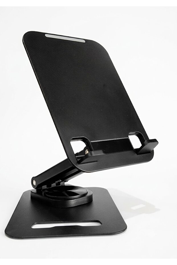 Premium Adjustable 360° Tablet & Phone Stand (Black)