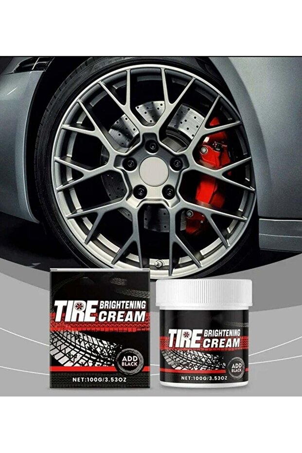 Homonth Car Tire Brightening Cream | Waterproof Tire Care Wax for Shine & Protection 100g