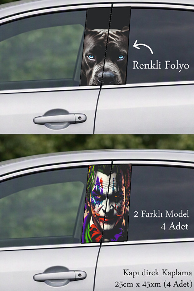 Impressive Appearance for Your Vehicle Door Post Foil Sticker