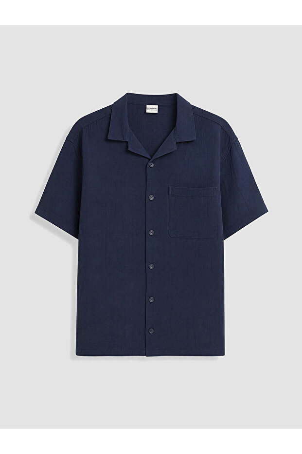 Nevavm Short-Sleeved Muslin Boy's Shirt with a Difference