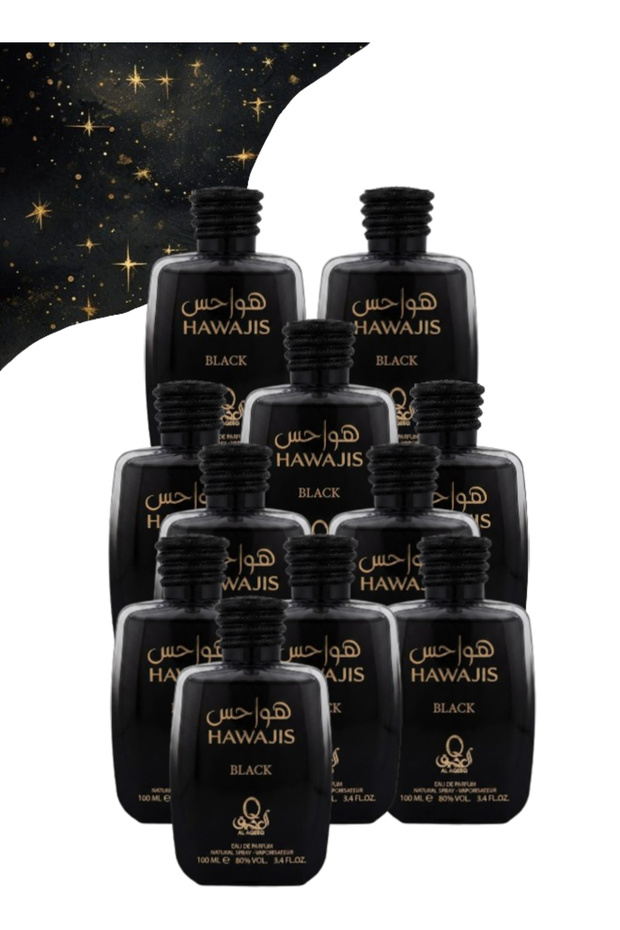 11 قطعة من عطر هاواجيز الأسود 100 مل