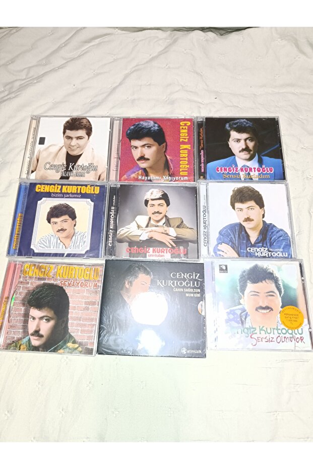 9 Adet Cengiz Kurtoğlu albüm set