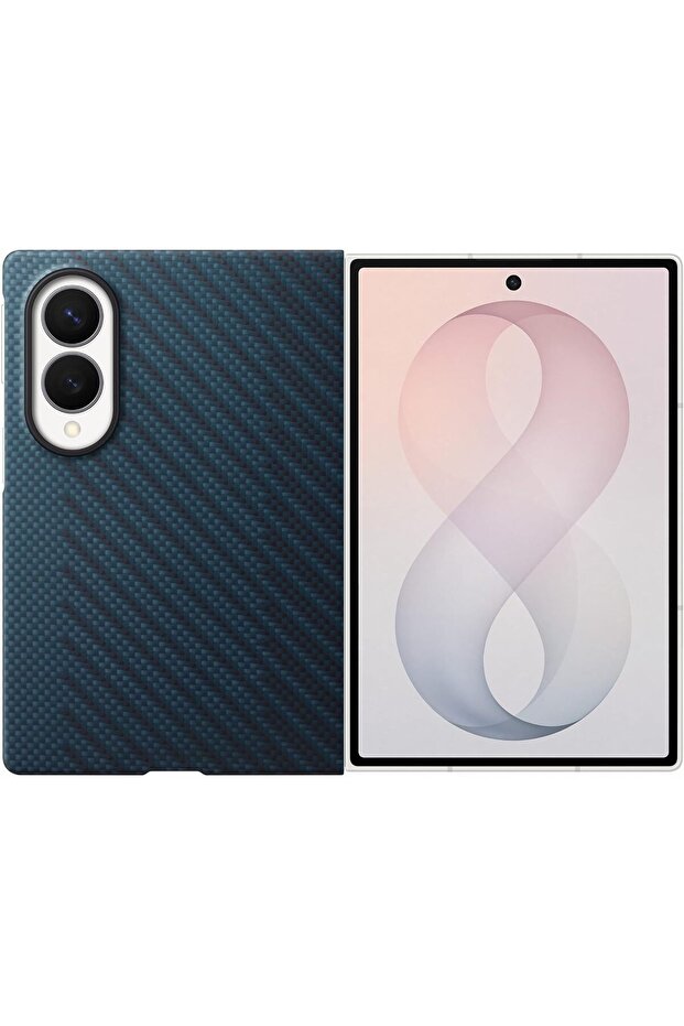 Samsung Galaxy Z Fold8 Carbon Magnet Case, Blue