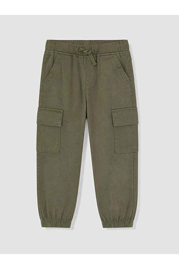 Nevavm Boys' Cargo Gabardine Jogger Pants with a Difference
