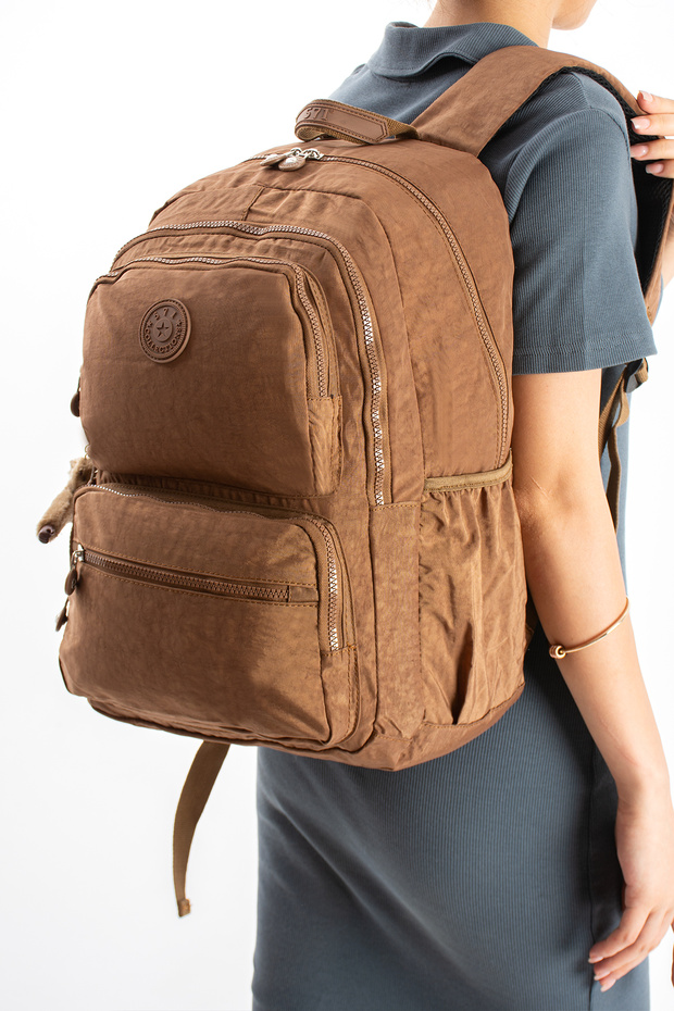 Imported Fabric Healthy Waterproof Convenient Backpack with Laptop Compartment - Lightweight Quality with Plenty of Pockets and Strap for Carrying (Middle School, High School & Adults) Length 47 cm Width 37) 2/D