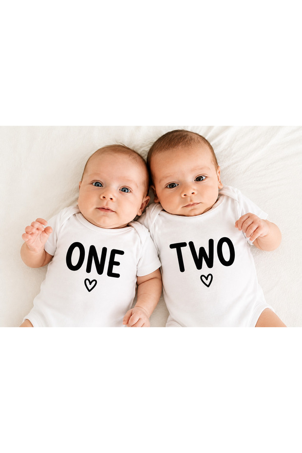 Twin Baby Twin Baby Bodysuit Set of 2