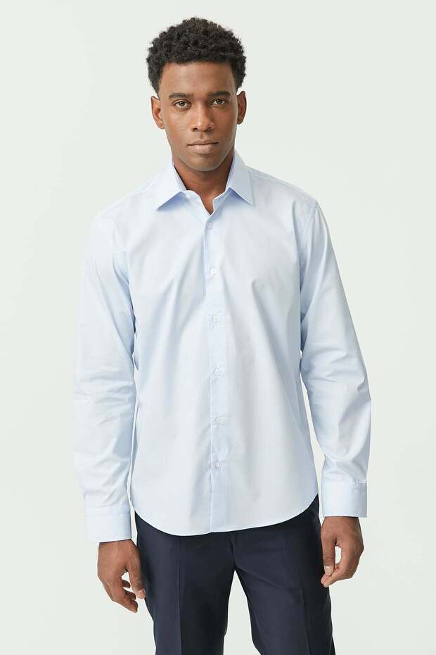 Regular Solid Color Shirt