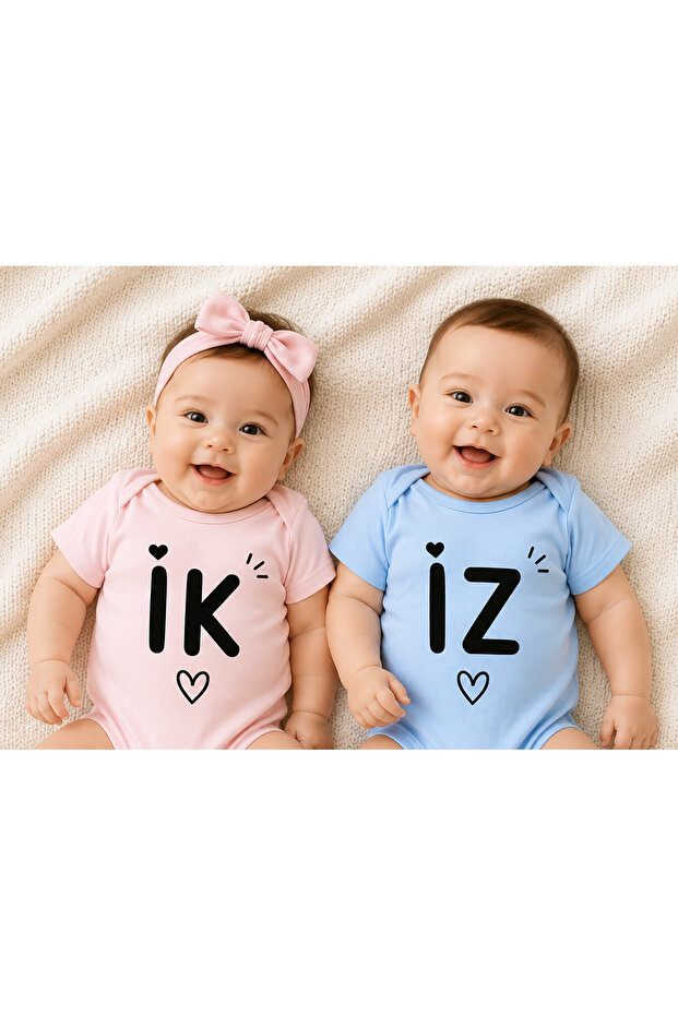 Twin Baby Twin Baby Bodysuit Set of 2
