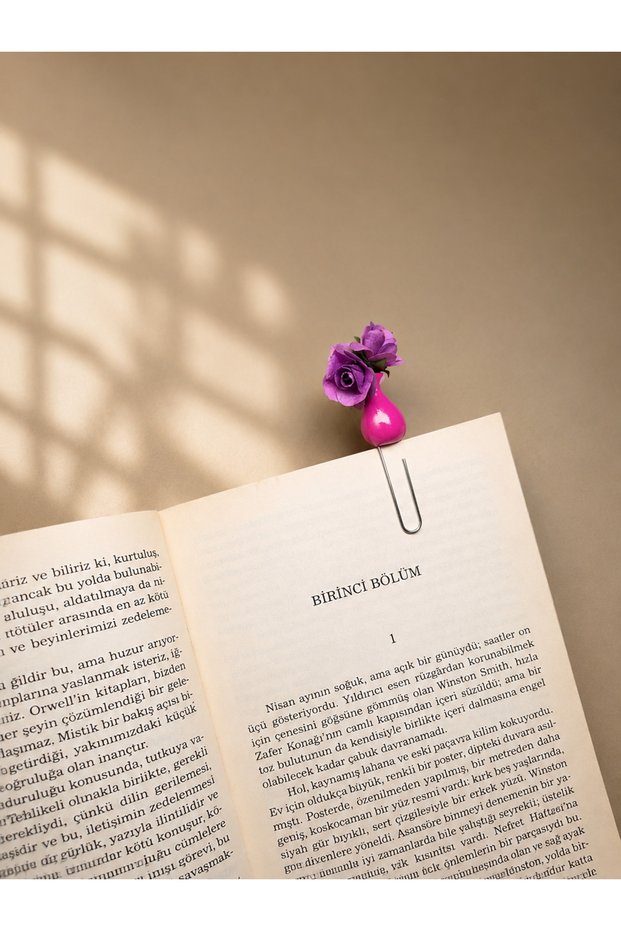 Handmade Flower Vase Bookmark