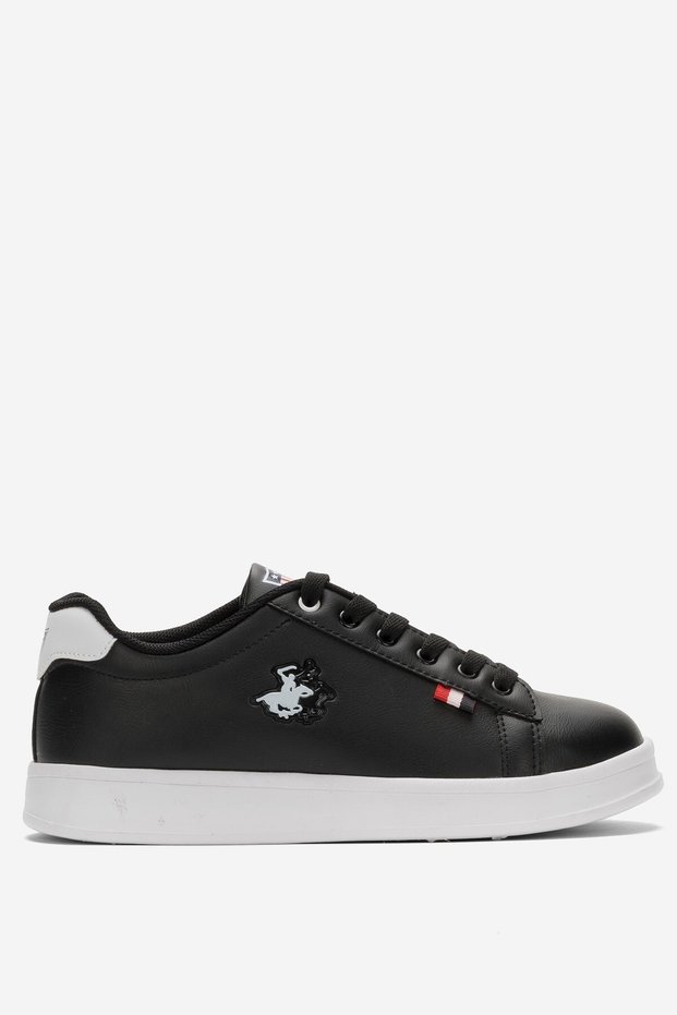 Unisex Sneaker Sports Shoes Black - White