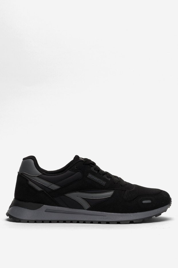 Men's Orthopedic Airfile Sports Shoes Black - Smoke