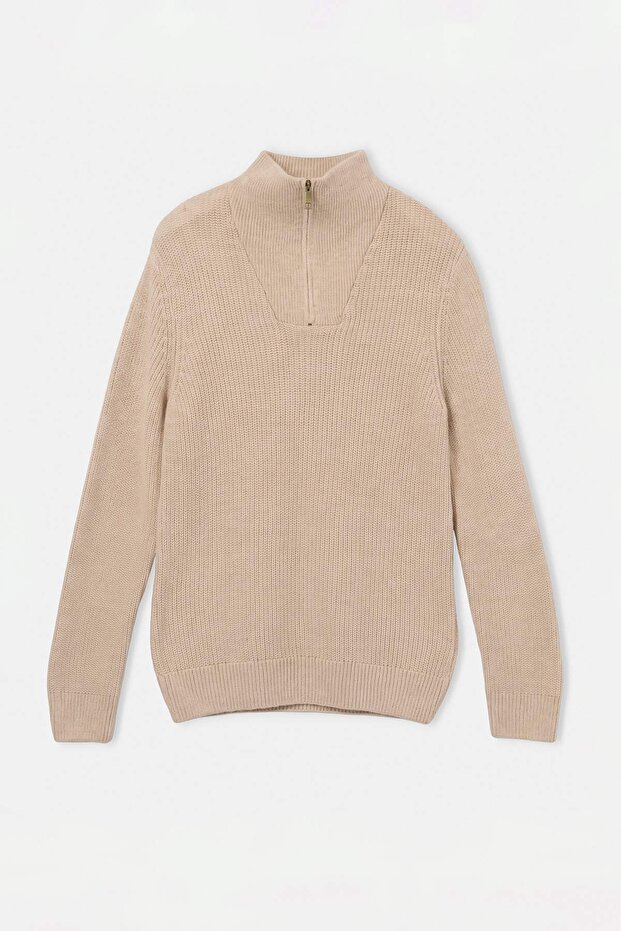 Stone Regular Half Turtleneck Plain Knitwear Sweater Tmnaw22Kz0347