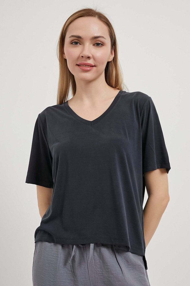 Armalife 1623 V-Neck Sleeveless Modal Women's T-Shirt