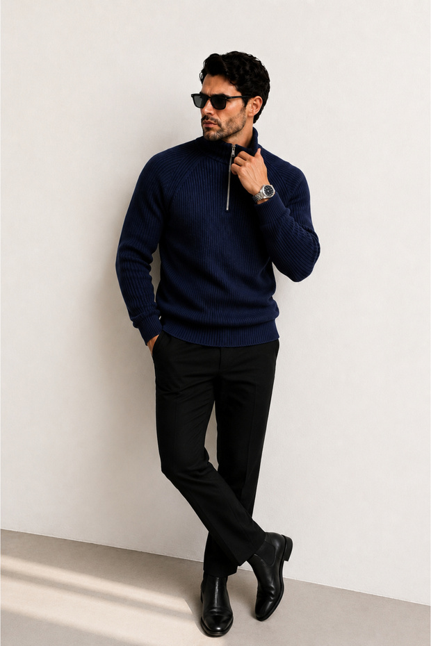 Men's Half-Zip Sweater