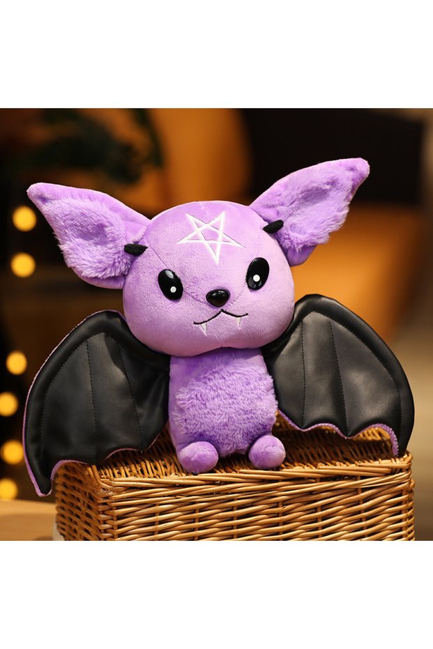 30cm D 30cm Demon Bat Halloween Plushy Four-color Demon Bat Cartoon Soft Model For Boys and Girls Ch