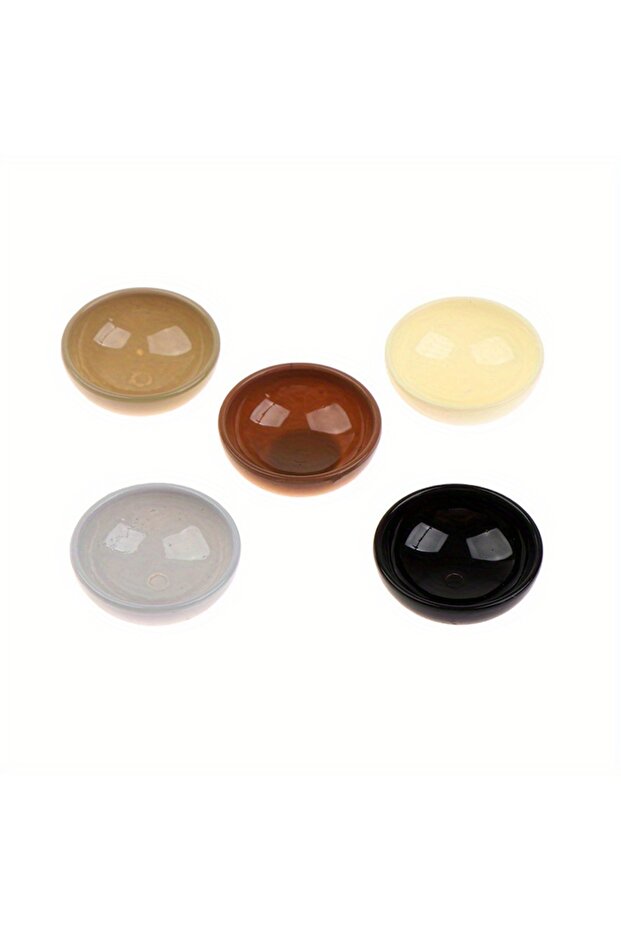 5pcs 1:12 Dollhouse Miniature Resin Fruit Bowl Salad Bowl Soup Plate, Mini Cutlery Kitchen Cutlery,