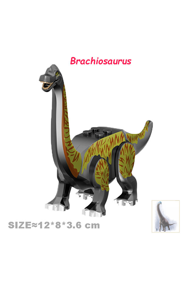 Evil Brachiosaurus Cool Jurassic Dinosaurs World Velociraptor Triceratops Indominus T-Rex Model Asse
