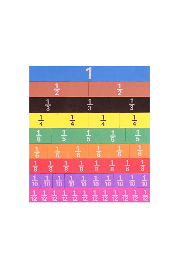 1Set Fraction Tiles 1Set Magnetic Fraction Tiles Educational Math Manipulatives Classroom Supplies P