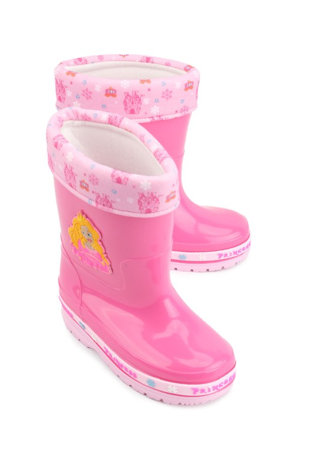 Winter Princess Girls Rain Boots