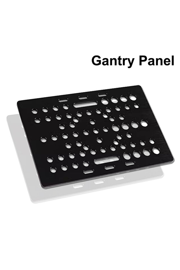 Only Black Plate 3D Printer Parts V-Slot Gantry Set 20-80mm Gantry Plate With Wheels for Aluminum Pr