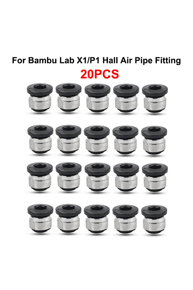 20PCS 5/10/20PCS L93A-Pneumatic Connector 1.75mm Filament Extruder for Bambu Lab X1 P1 Series PTFE T