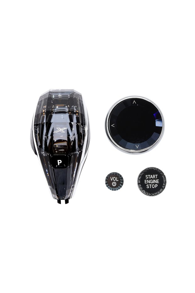 G05 G06 G07 4 Piece Set Crystal Gear Shift Knob Lever For BMW 3 Series X3 X4 X5 X6 F44 G20 G05 G06 G