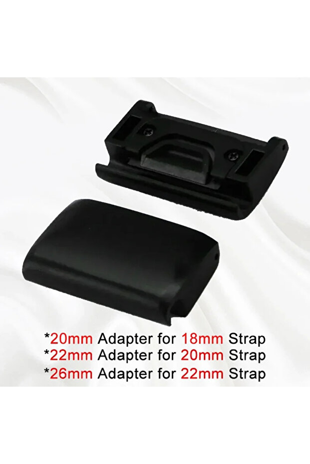 22mm-for 20mm strap black 02 26 22 20mm Quick Fit Metal Adapter For Fenix 5s/5/5X/5XPlus/6s/6/6X Pr
