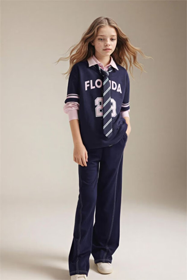 Wide Leg Pants Girls G8457A826Sm