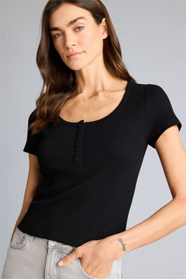 Women's T-Shirt H2034Ax/Bk81