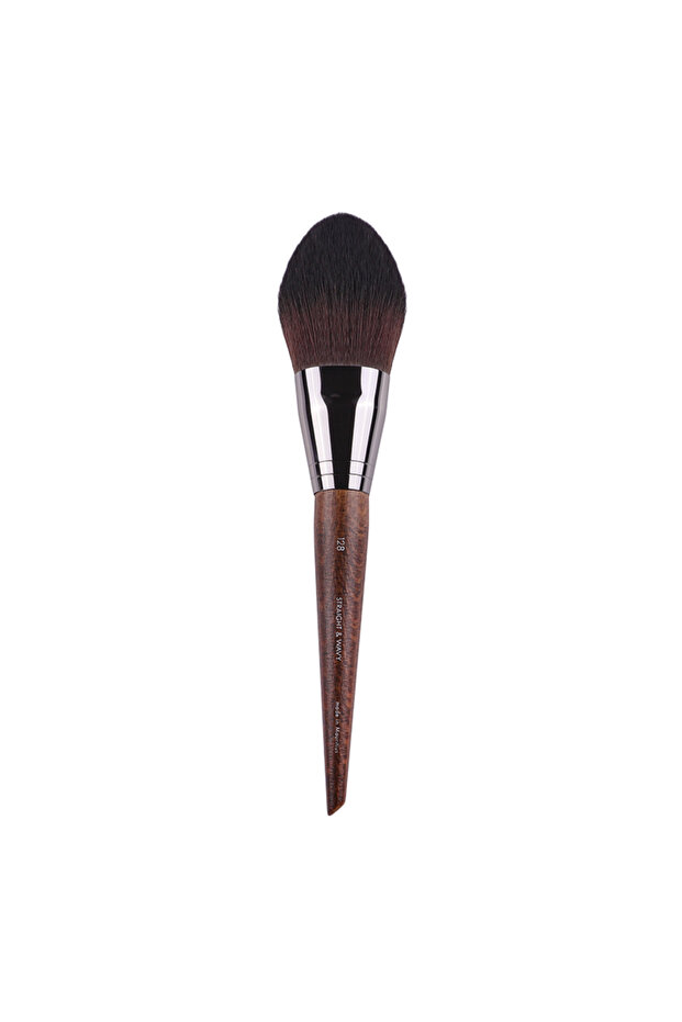 MUF128 MUF Series Makeup Brush MUF128 Loose Powder Brush Fluffy Soft Fiber Hair Brown Solid Wood Bru