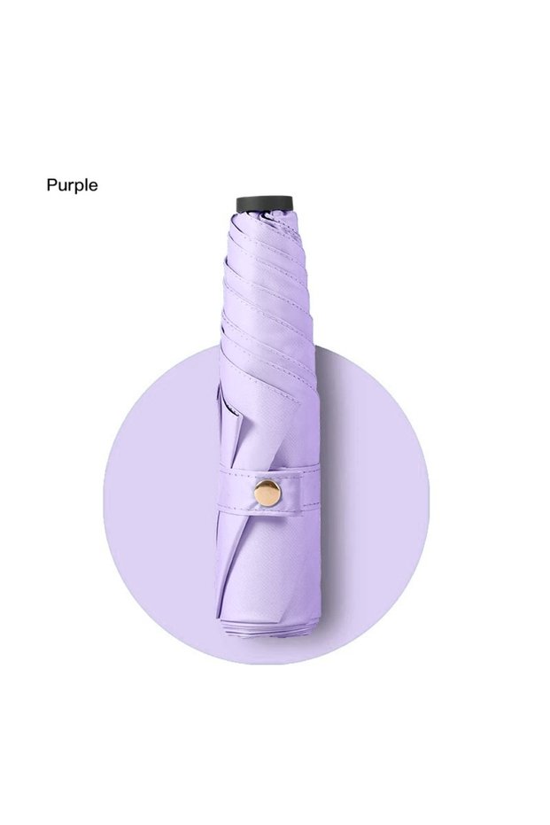 metal-fiber composite 6K Purple Ultra-light UPF50+ Umbrella Carbon Fiber Sun UV Protection Portable